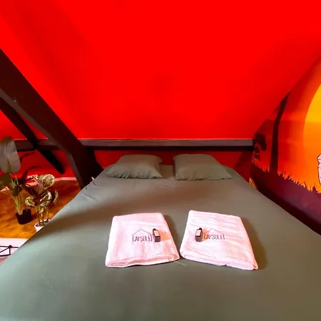 Capsule Family - Sauna - Jacuzzi - Projecteur - Billard - Nintendo Switch 2 - Filet Suspendu Διαμέρισμα Crespin (Nord)